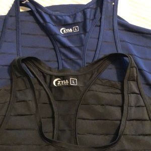 Zyia Black and Blue Havana Tank